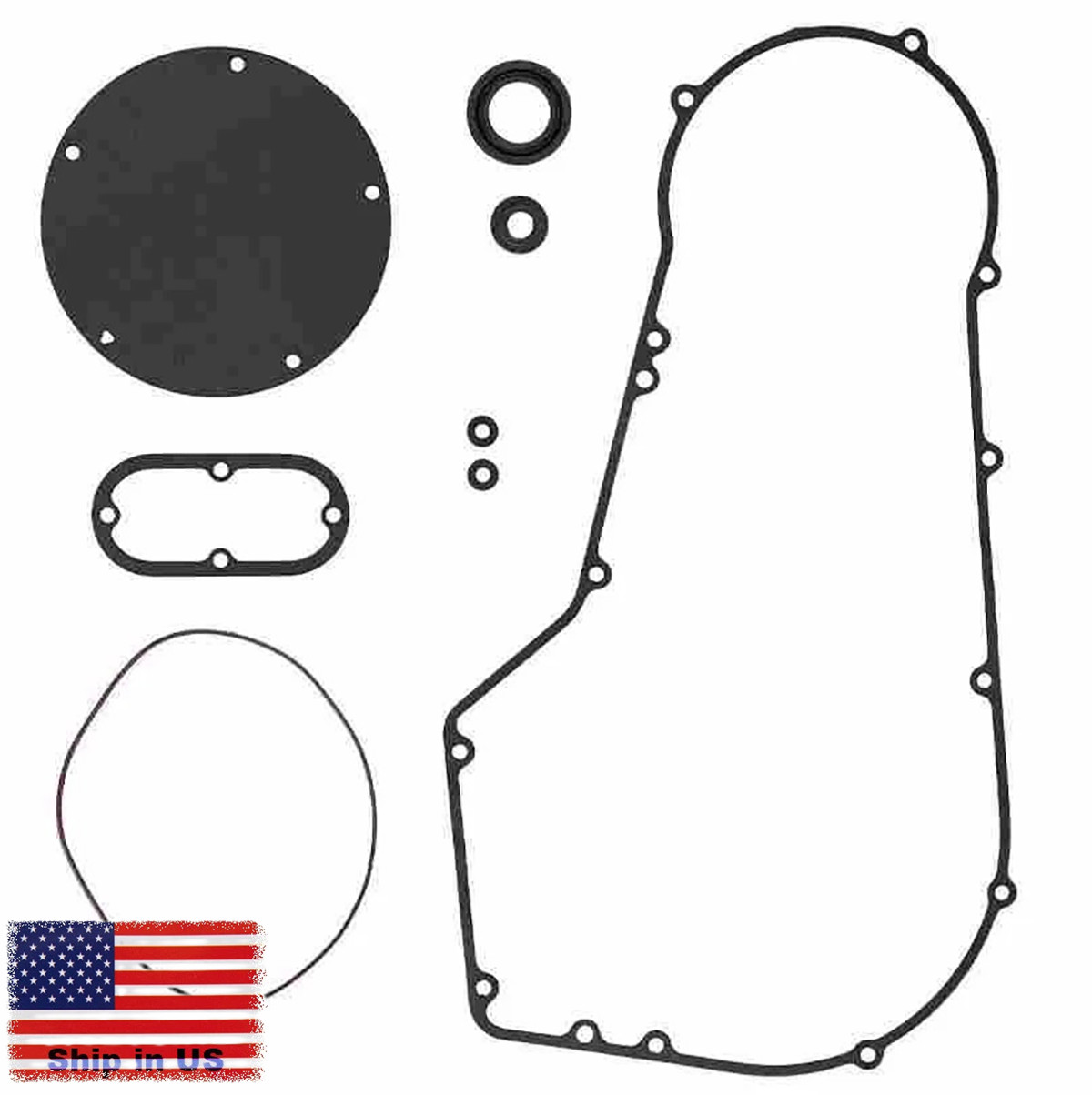 GASKET SEAL KIT FOR HARLEY SOFTAIL DYNA MODELS 1994-2005 PRIMARY CLUTCH COVER