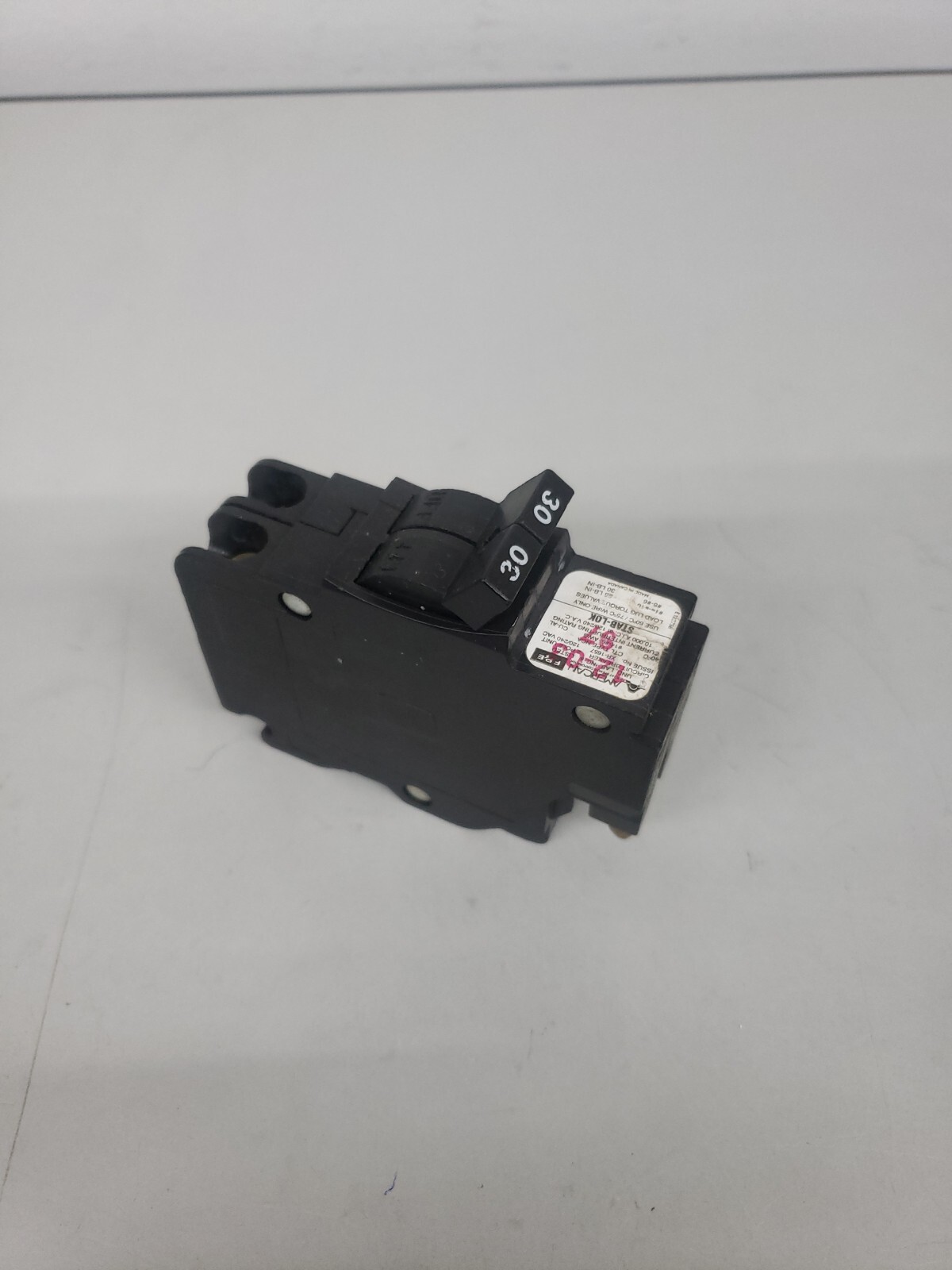 American 0230 FPE NC230 2 pole 30 amp 120/240 volt Circuit Breaker Thin *White#