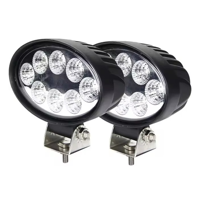2x 5.5inch Oval LED Work Light fits John Deere 8260R 8270R 8285R 8295R 9220 9230