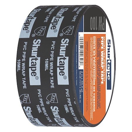 Shurtape Pw 100 Pipe Sealant Tape,Black,Pvc,1199″ L