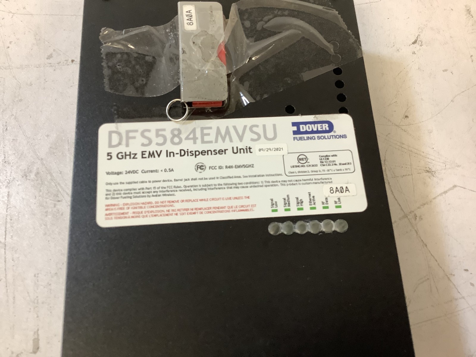 Dover DFS584EMVSU 5GHz EMV Wireless In-Dispenser Unit, Black «B1B»