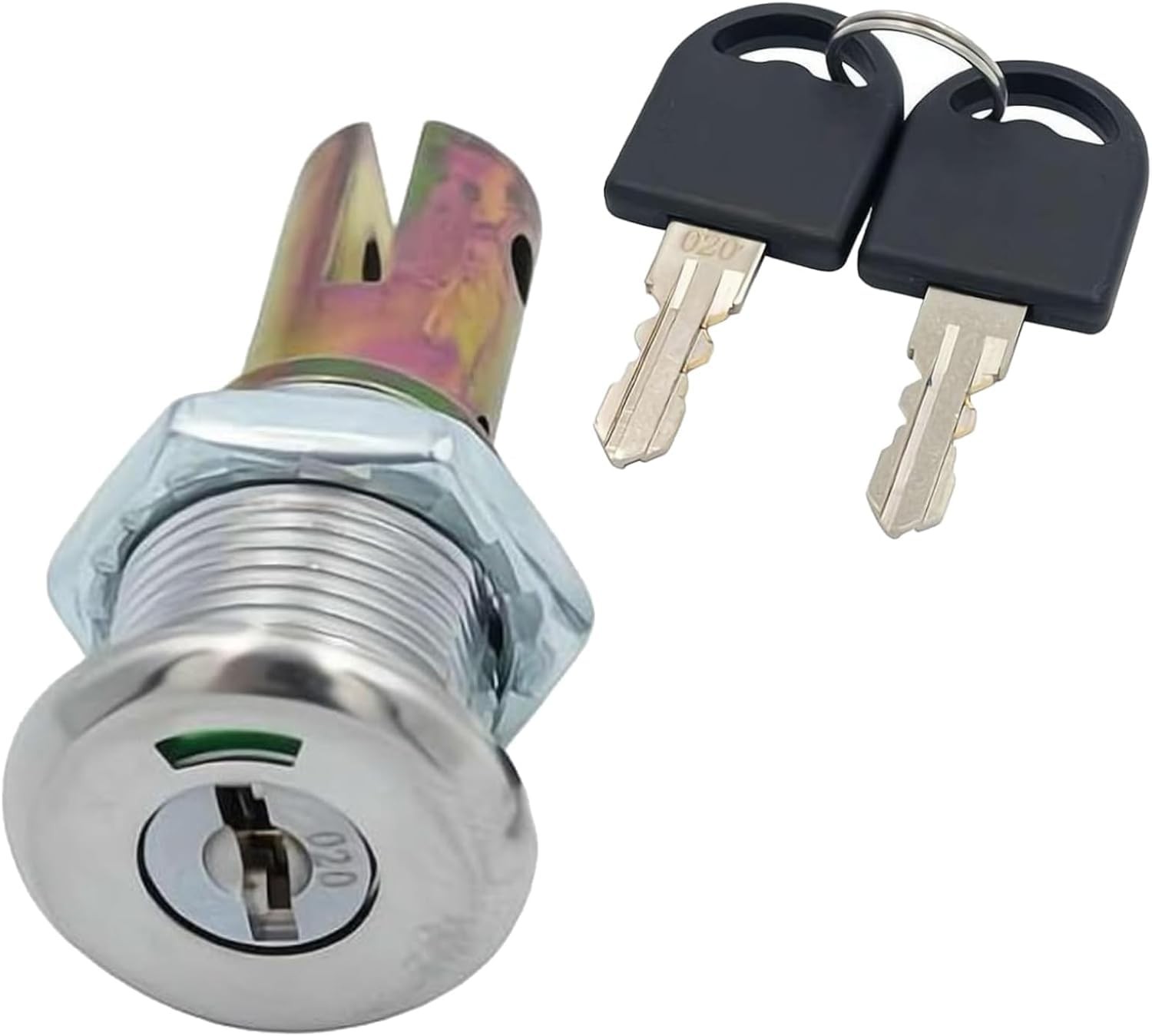 Labriciyon Tool Box Lock Sturdy Zinc Alloy Universal Cabinet Locks Silver