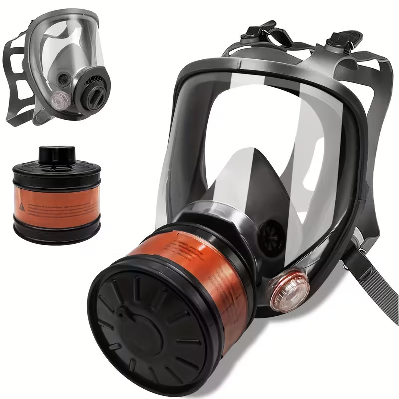 Full Face Gas Mask Respirator – Tear Gas Protection – Veteran Owned Seller Masks