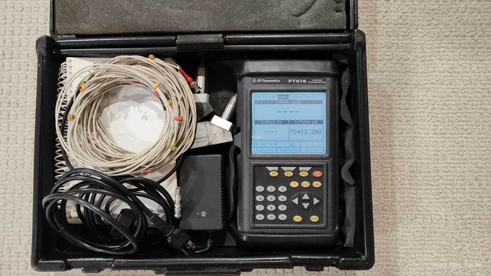GE Panametrics PT878 Liquid Flowmeter