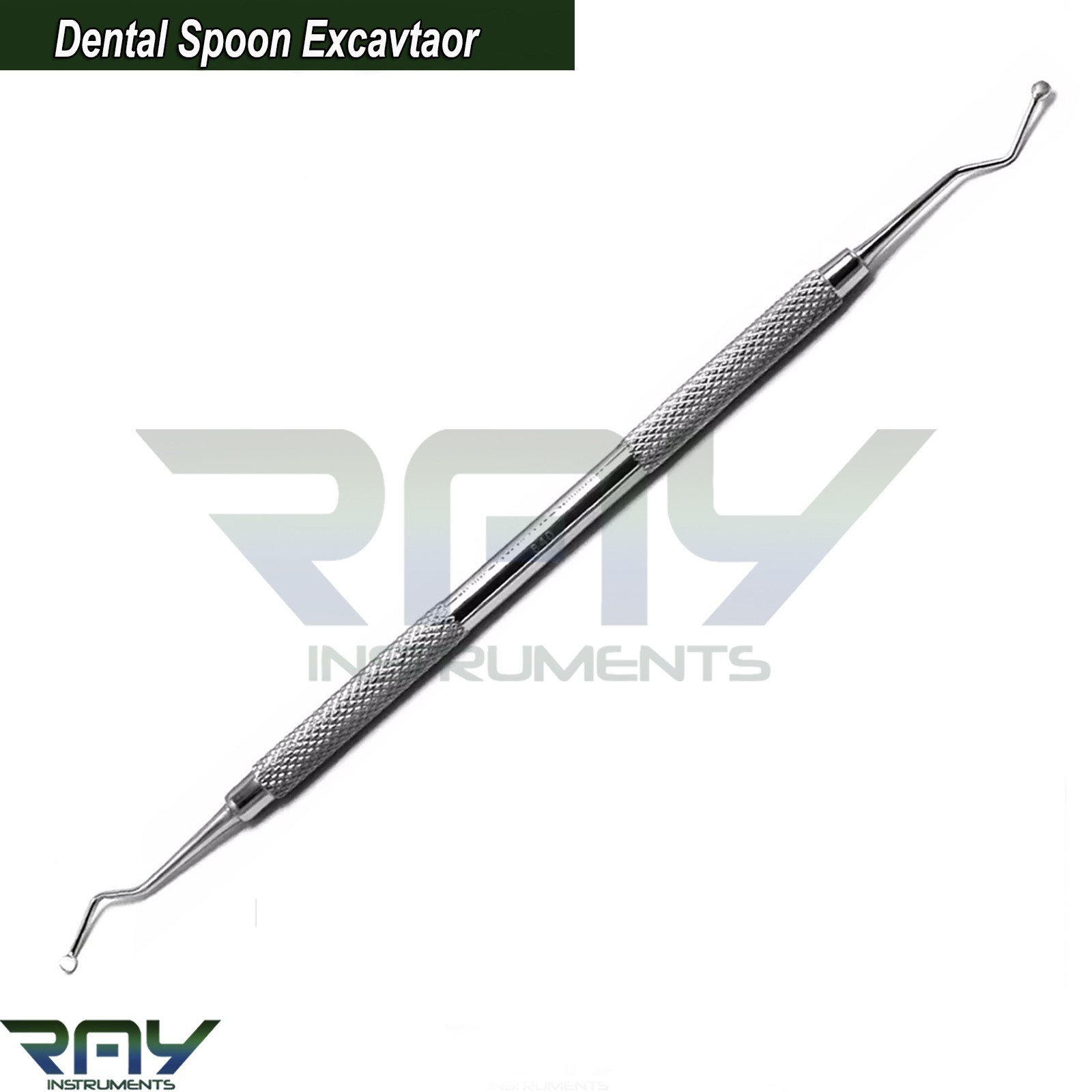 5 Pcs Dental Spoon Excavator 840 Double Ended Restorative Surgical Instruments