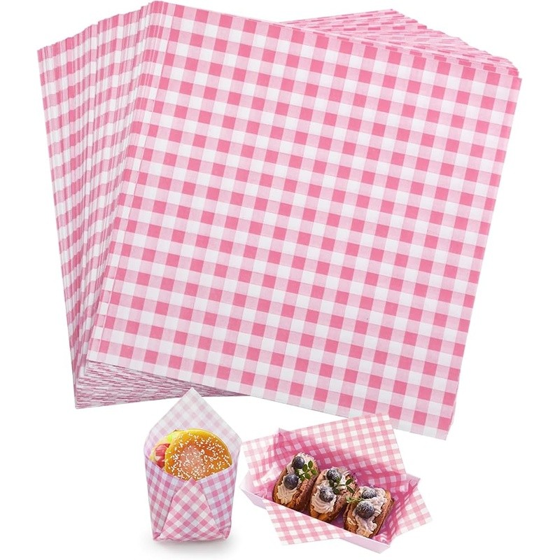 Deli Wax Paper Greaseproof Food Wrap Sandwiches Snacks Baking Picnic Use