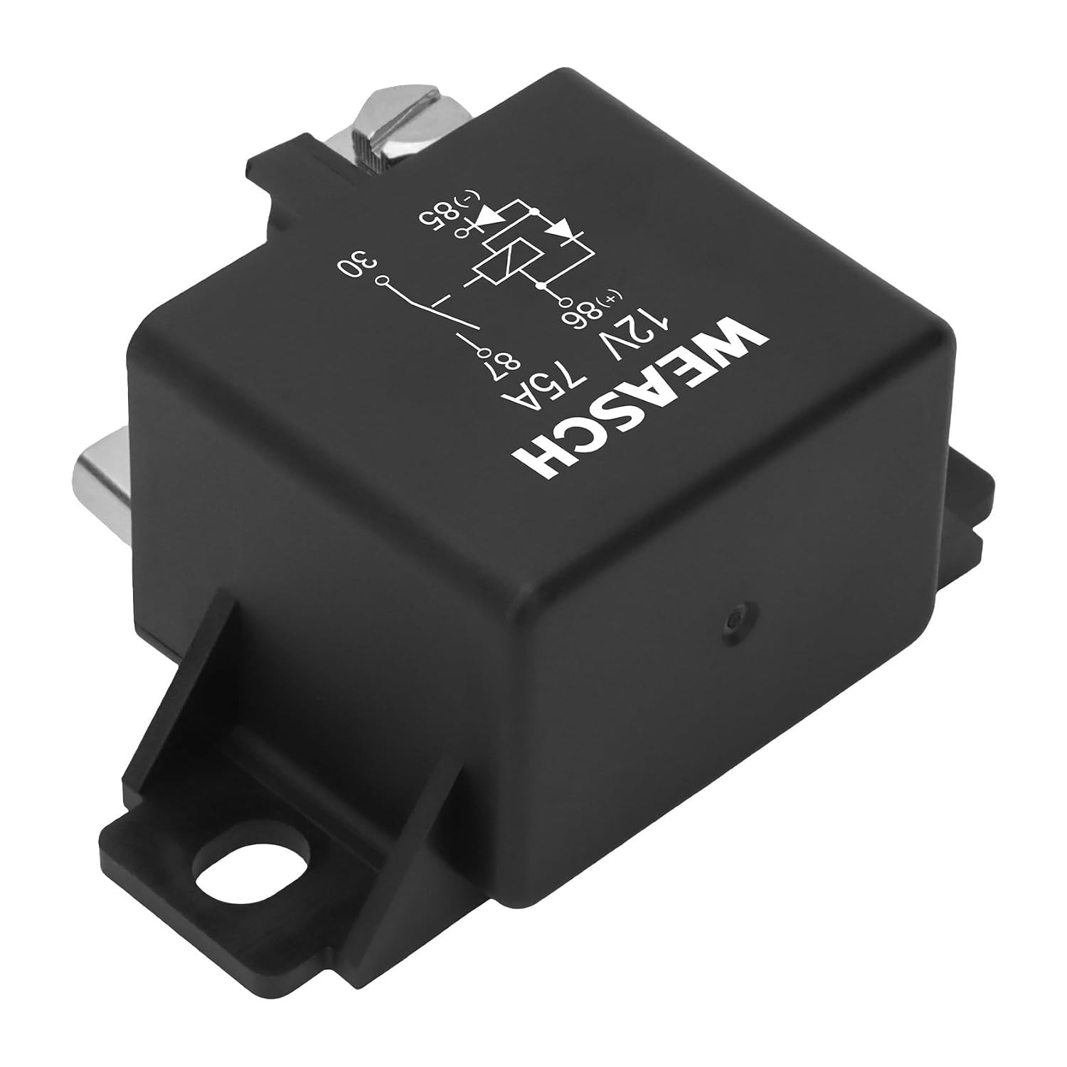 4 Pack Power Relay 12V 75A Normally Open Plug-in Surface Mount