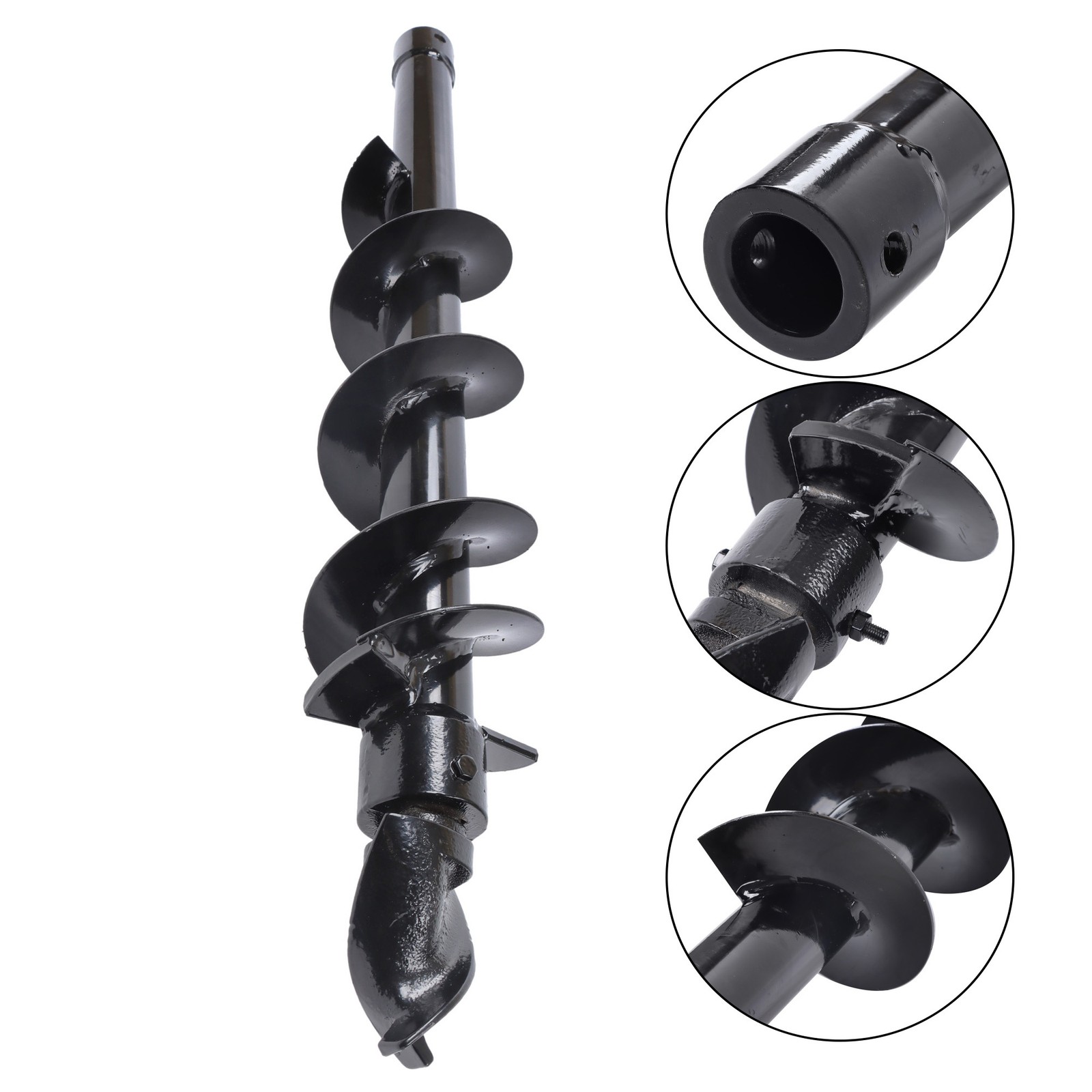 150mm diameter Auger Post Hole Attachment for mini excavator W/ Drill pipe & bit