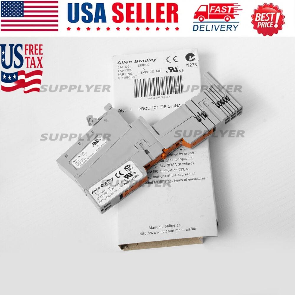 NEW 1734-TBS AB Point I/O Terminal Base w/Removable IEC US Free Tax