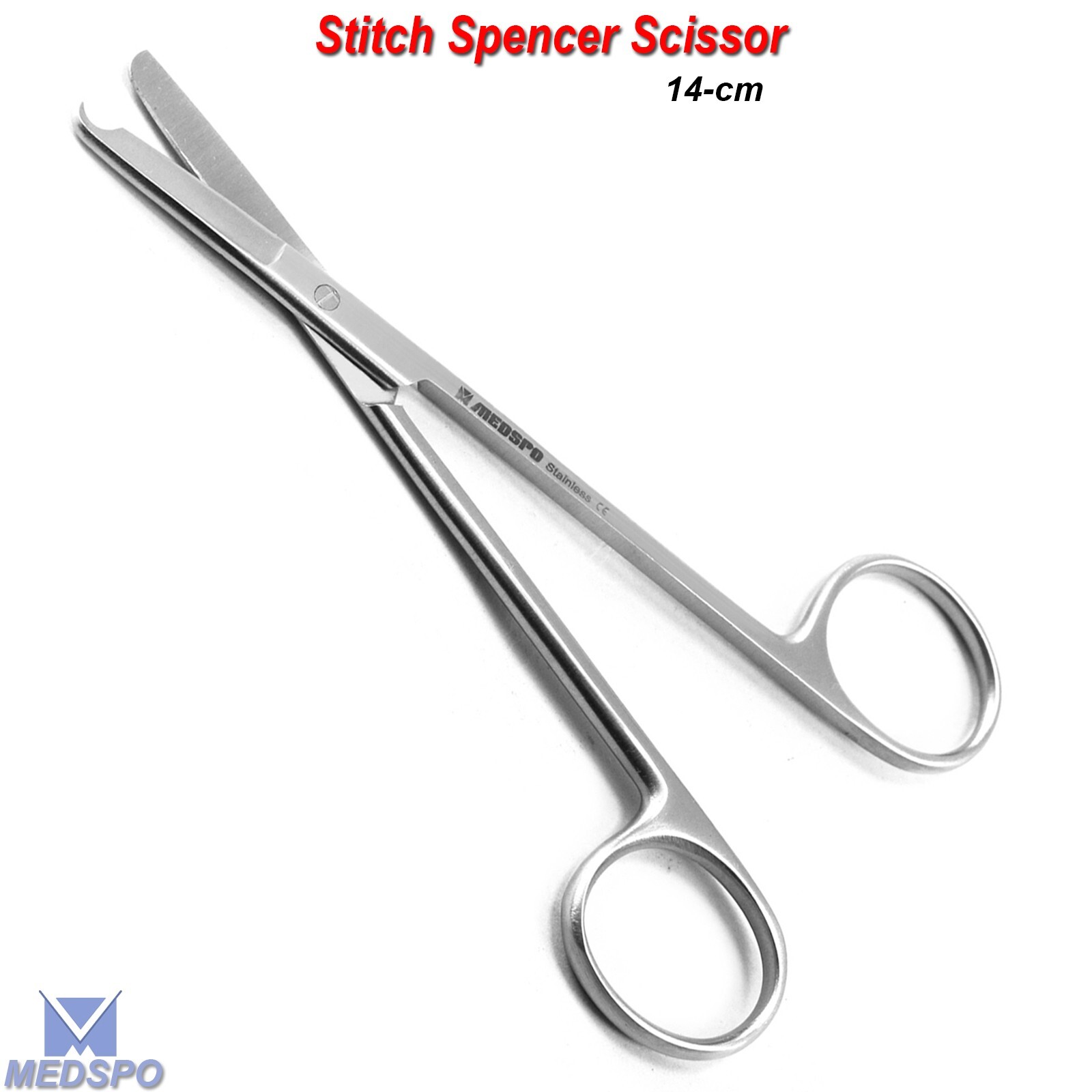 Surgical Instruments Spencer Stitch Suture Removal Dental Scissors 14cm