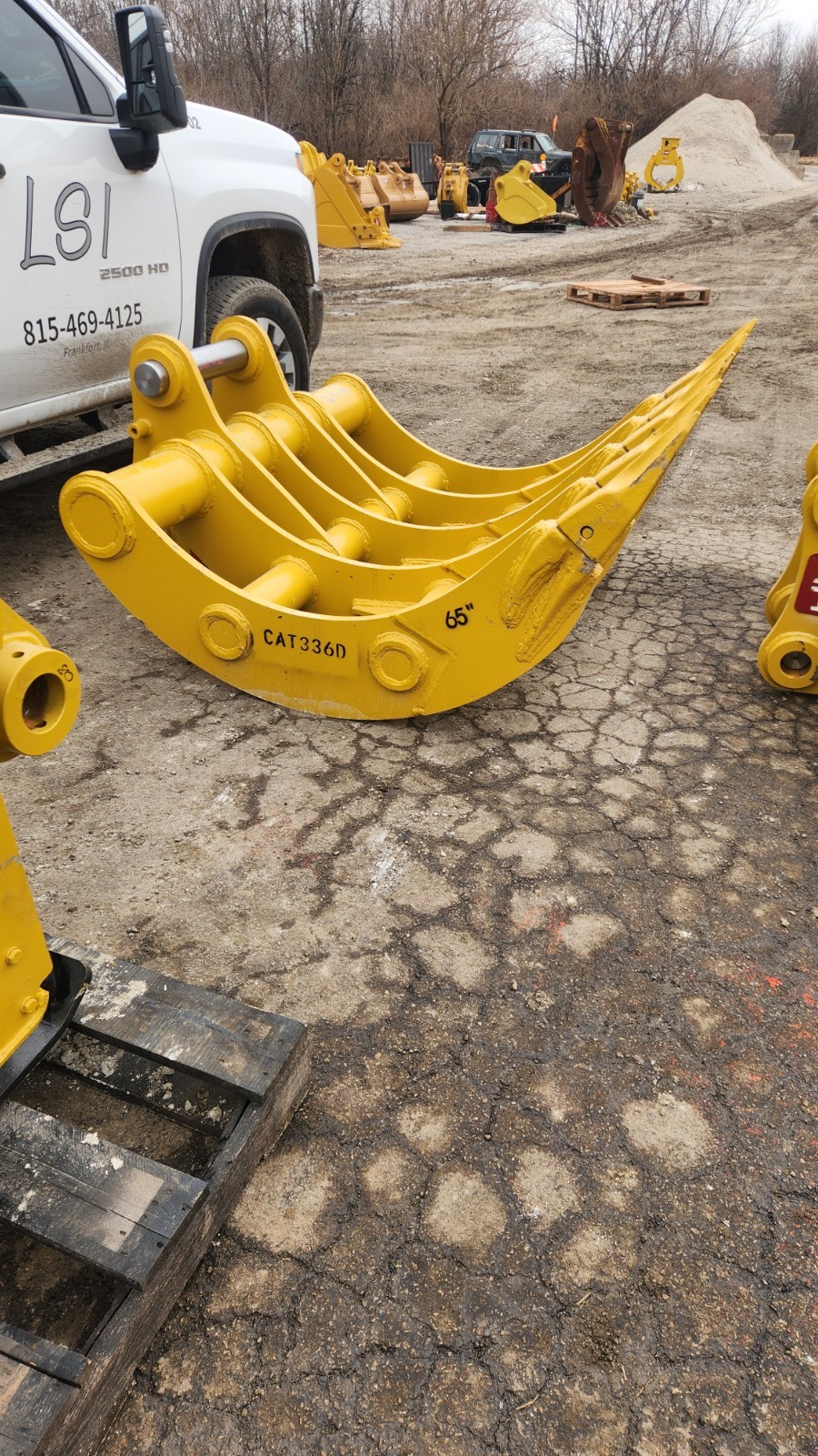 SEVERE DUTY Caterpillar 330 336 DB Linkage Root Rake CAT Excavator 90mm 100mm