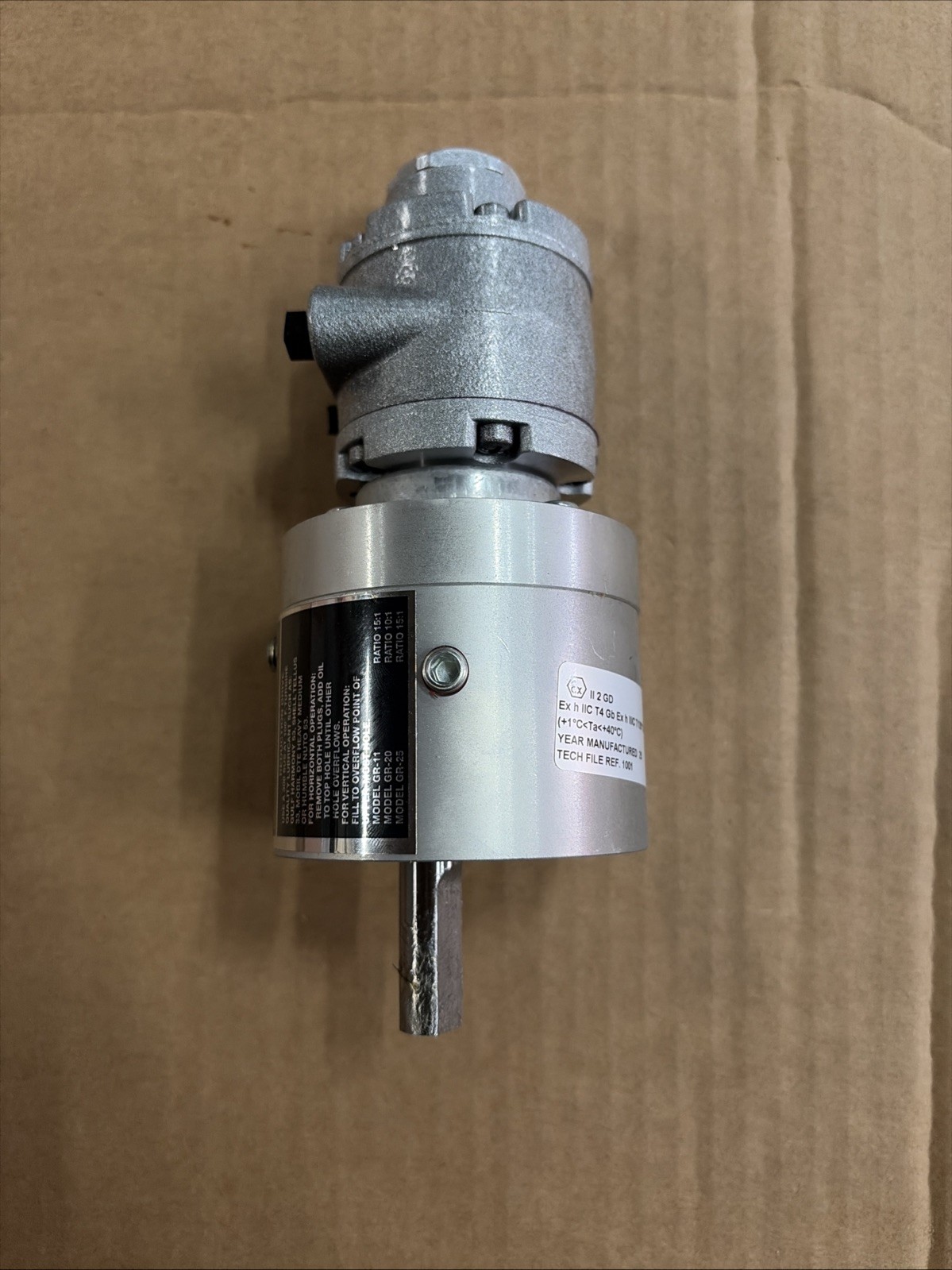 GAST 1UP-NRV-11-GR11 Reversible Air Powered Gear Motor