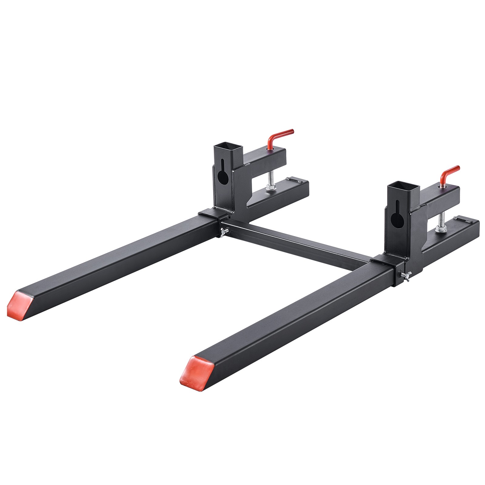 Uimoso 2000/4000 lbs Clamp on Pallet Forks for Tractors 43″/60″ bucket forks