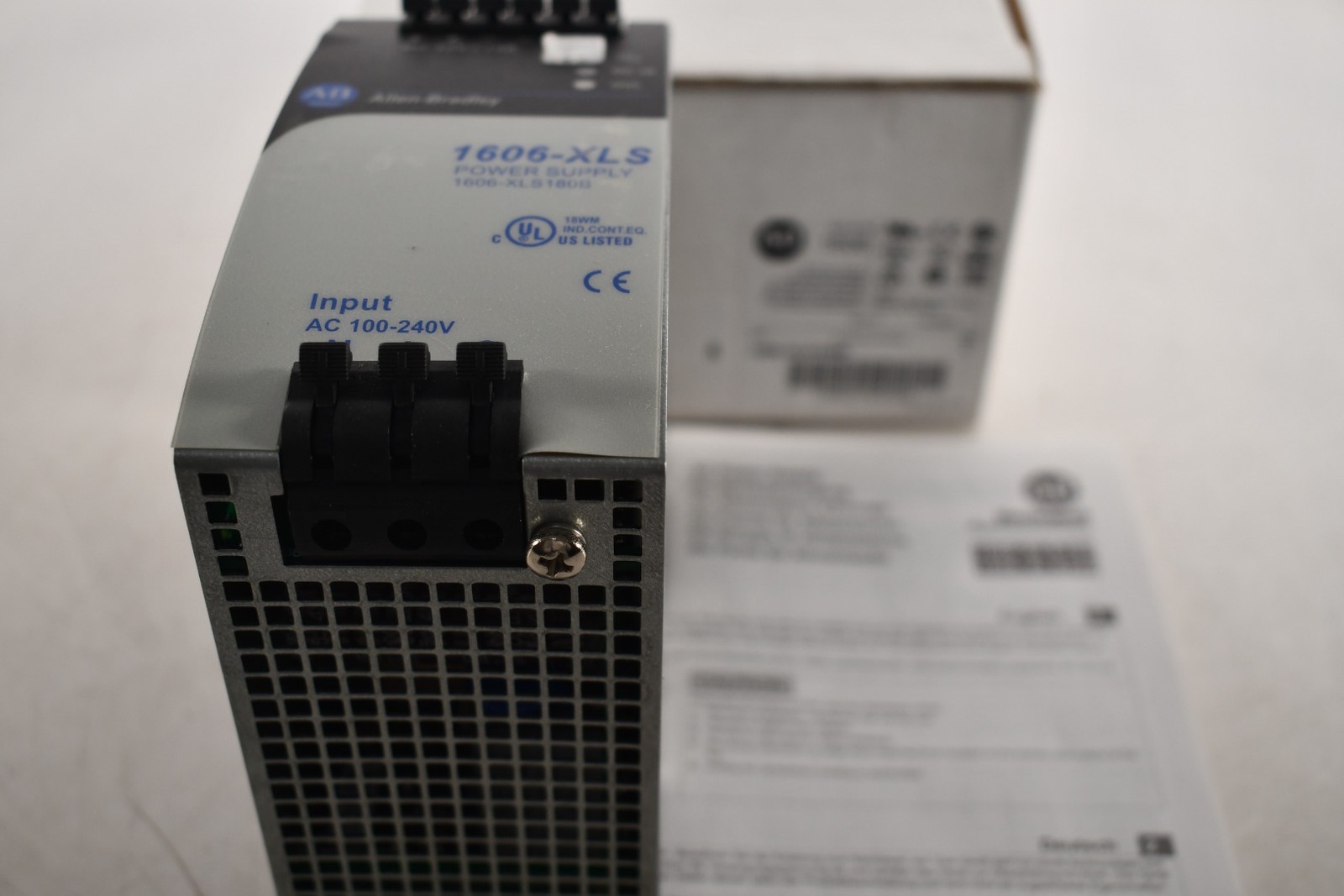 NEW Allen Bradley 1606-XLS180B Ser. A Power Supply, Bulletin 1606 XLS Performanc