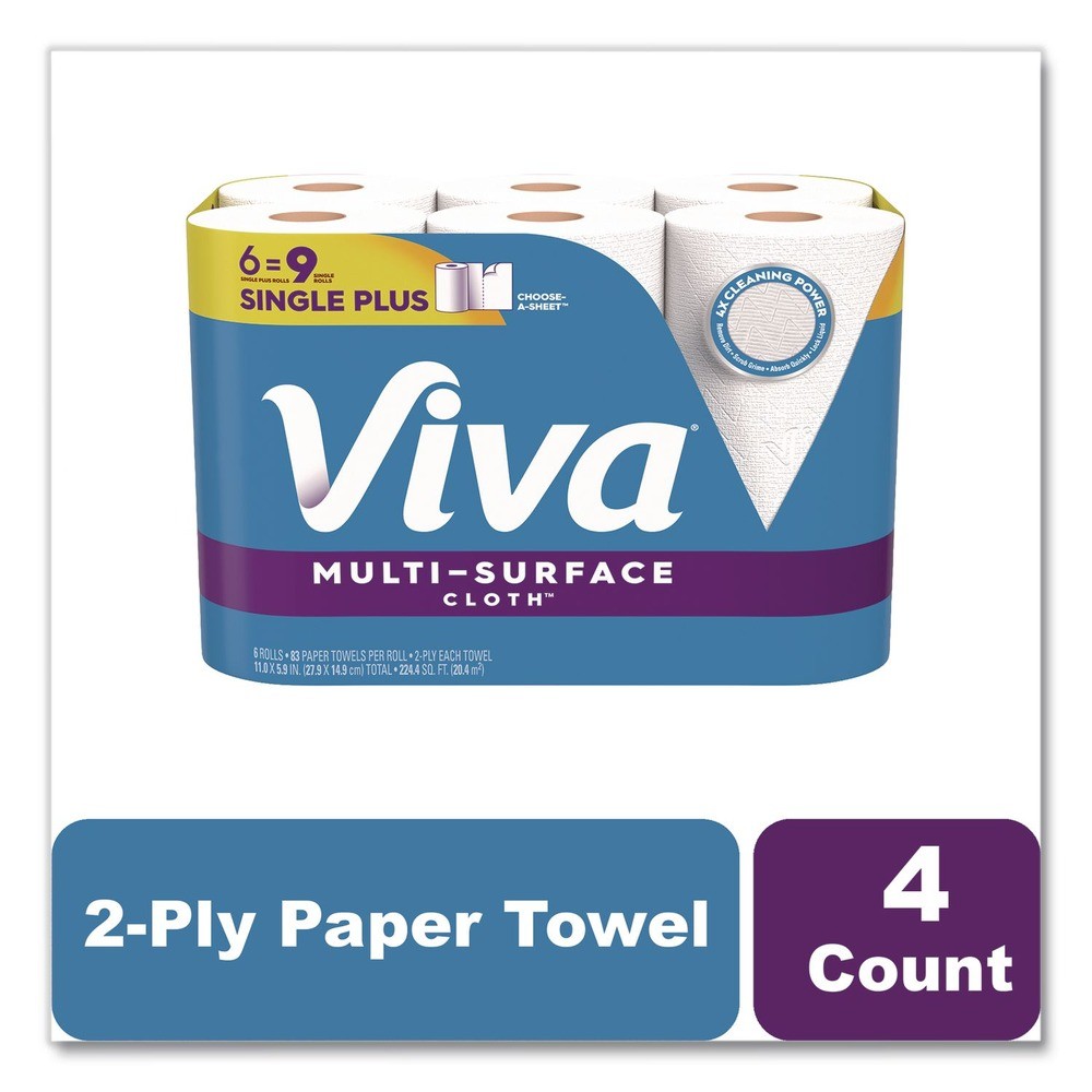 Viva 49413 11 in. x 5.9 in. 2-Ply Choose-A-Sheet Paper Towels – WT (24/CT) New