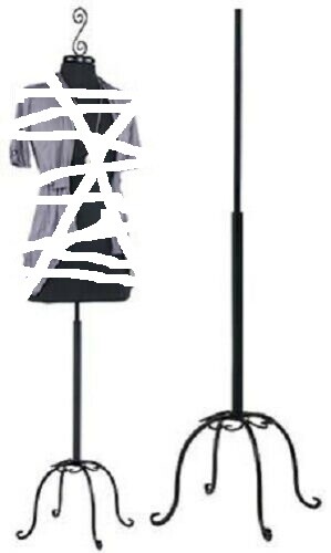Womens Dressmaker Base Only Jersey Seamstress Dress Black Mannequin Female Stand