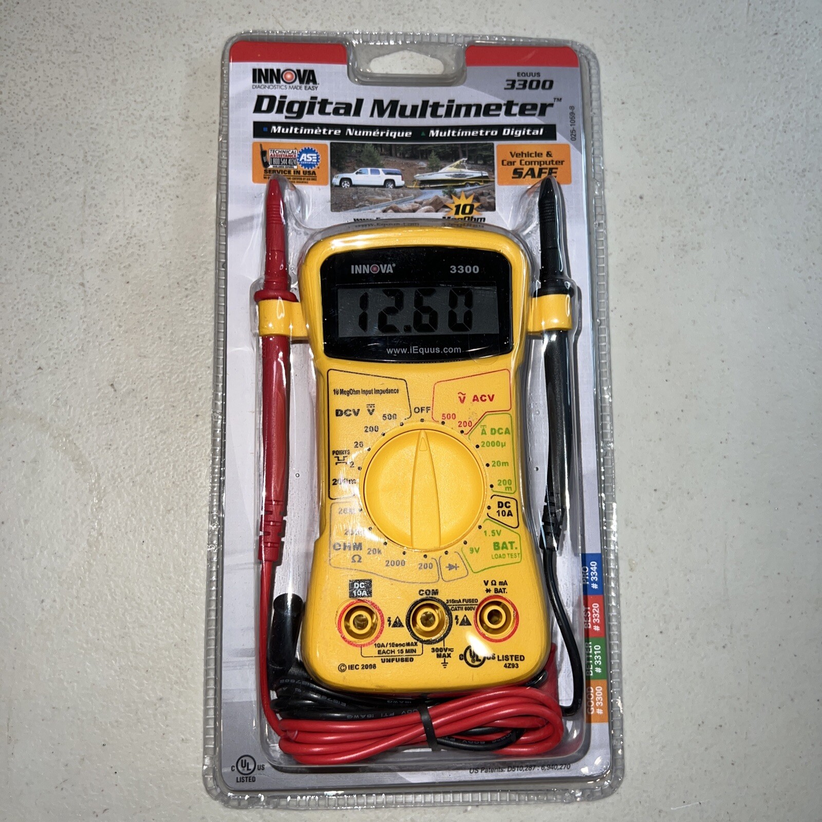 INNOVA 3300 Hands-free Digital Multimeter BRAND NEW FACTORY SEALED