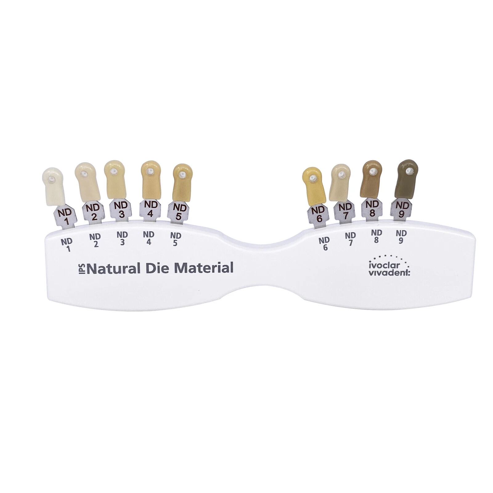 1X Dental IPS Natural Die Material Shade Guide Ivoclar Vivadent ND1-9 Abutment