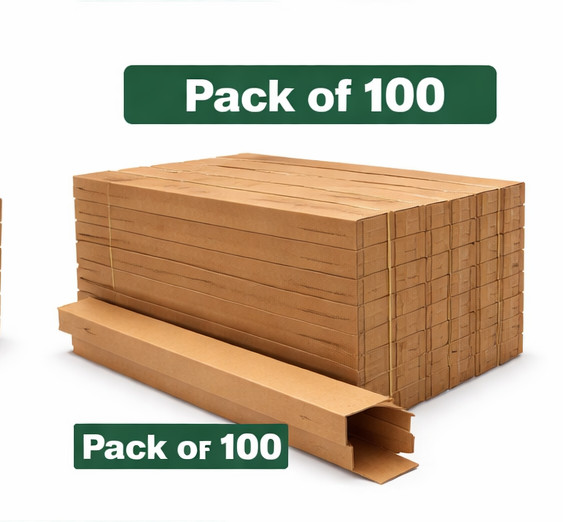 4″ x 4″ x 36″ Corrugated Shipping Boxes–Heavy Duty Kraft Rigid Cardboard Boxes