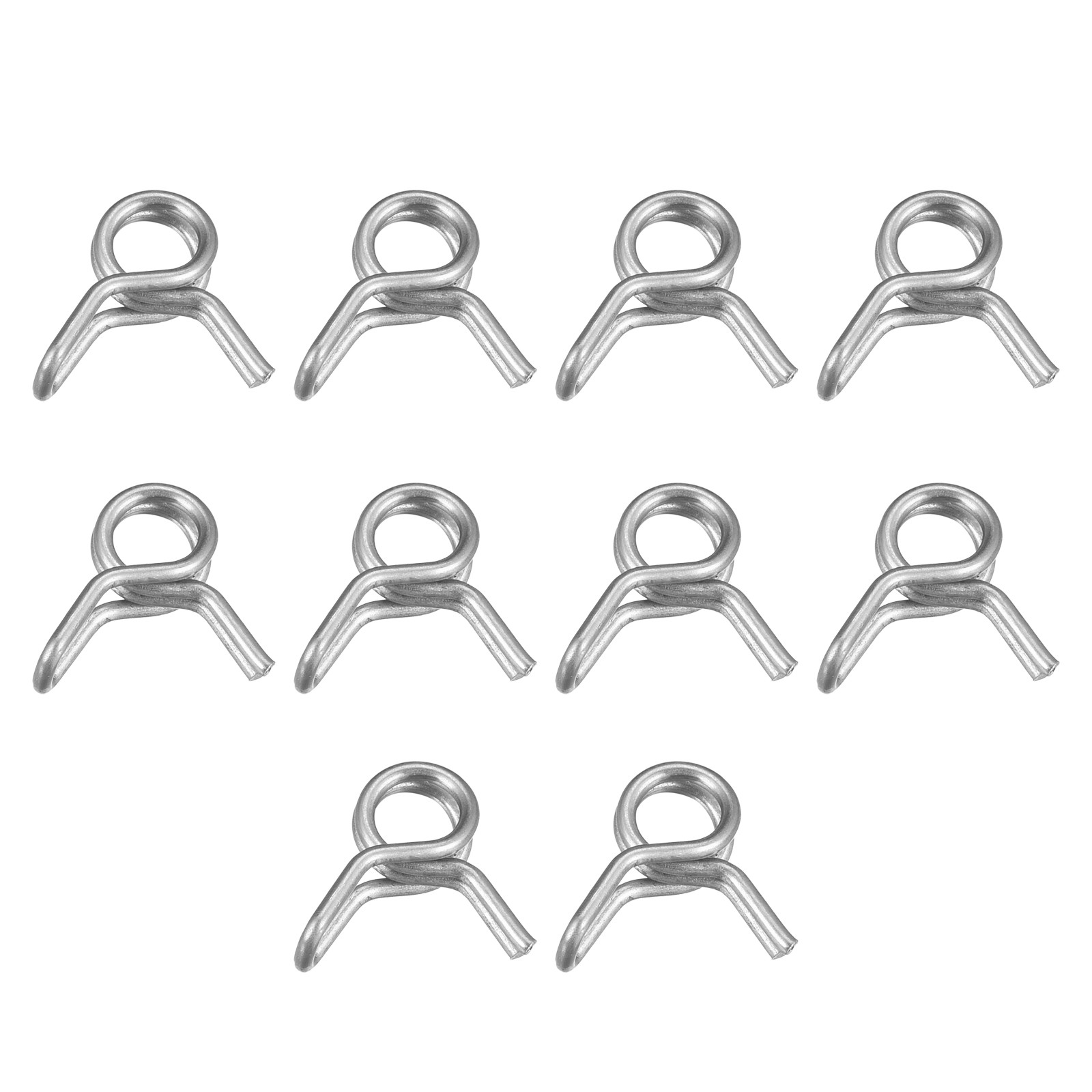 Double Wire Spring Clamp, 20pcs 304 Stainless Steel 3.5mm ID For 3.8mm-4.2mm OD