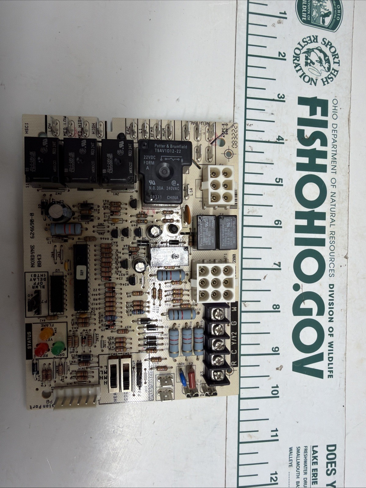 PARTNERS CHOICE 920915 NORDYNE CONTROL 1 – ST, G7 BOARD 1182-200