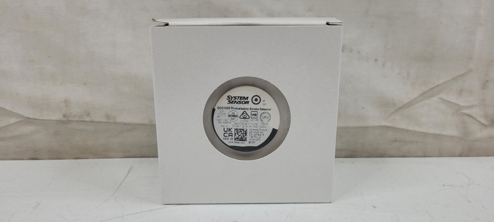 System Sensor ECO1003 White Optical Photoelectric Smoke Detector NEW