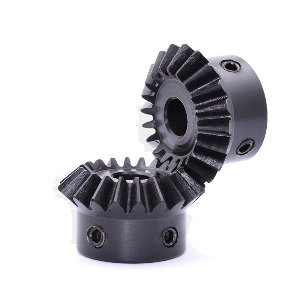 Bevel Gear Set C45 Steel Module 1/1.5/2/2.5/3 90° 1:1 Pairing 15/20/25/30 Tooth
