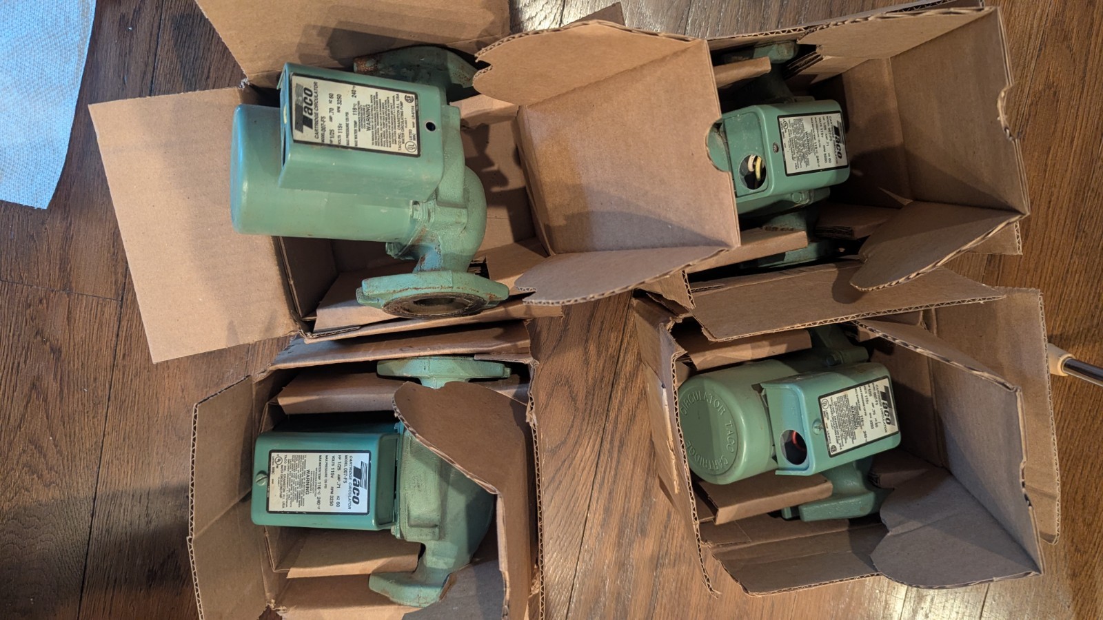 Taco 007-F5 Cast Iron Circulator Pump 1/25 hp 115V 3250 RPM