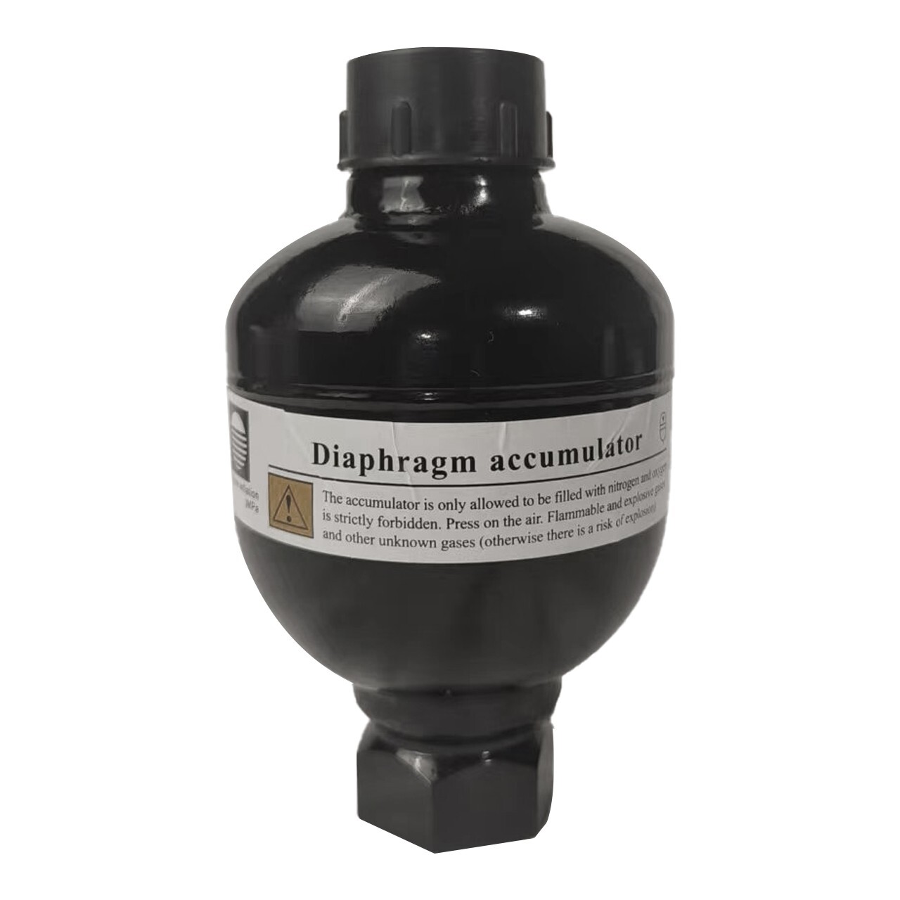9/16-18UNF Diaphragm Accumulator, 4786psi Max Working Pressure, 10cu.in(0.16L)