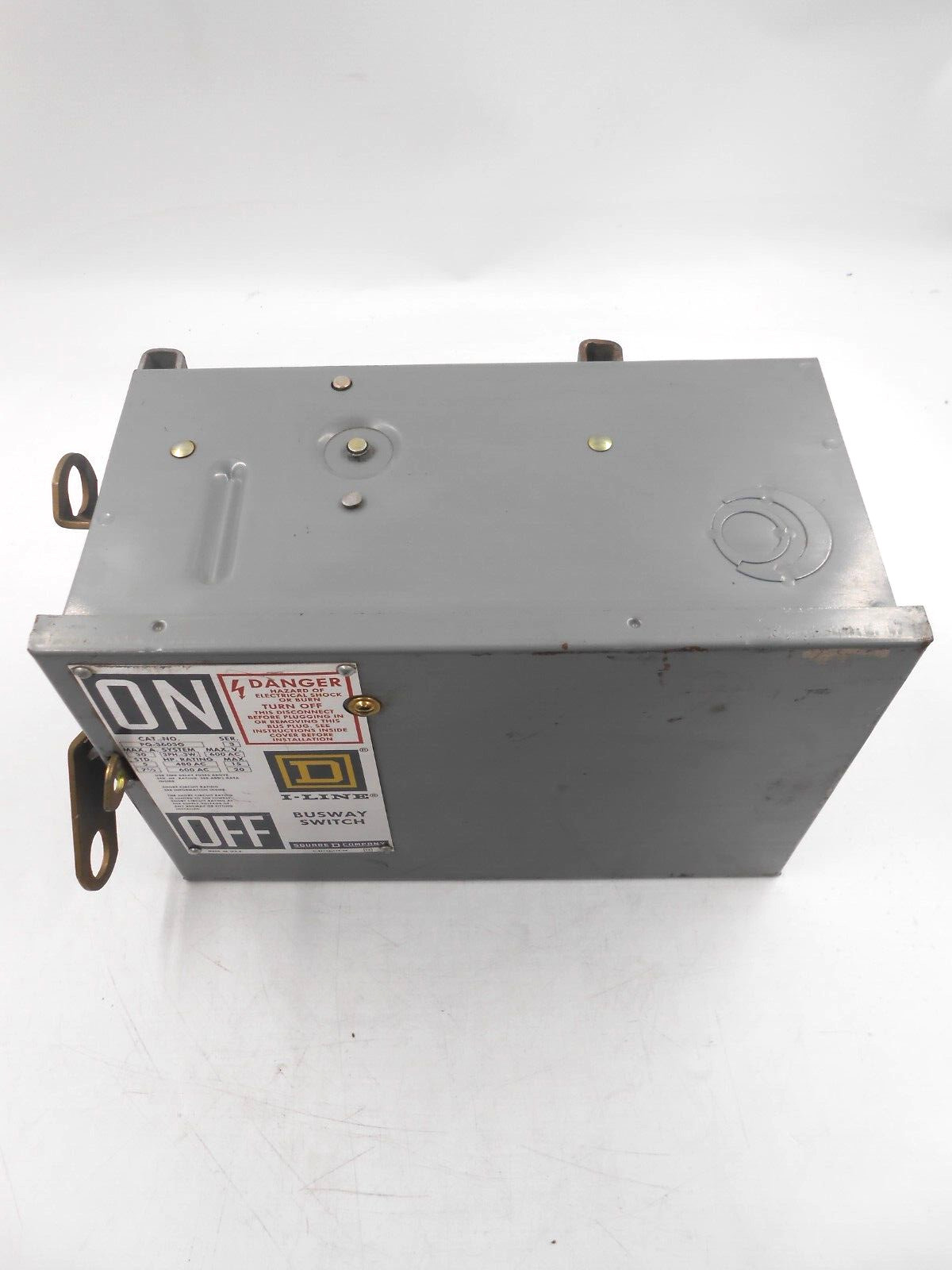 SqD PQ3603G I-line Busway Plug Fusible Disconnect Switch 3p 30 a 600v-ac RECON