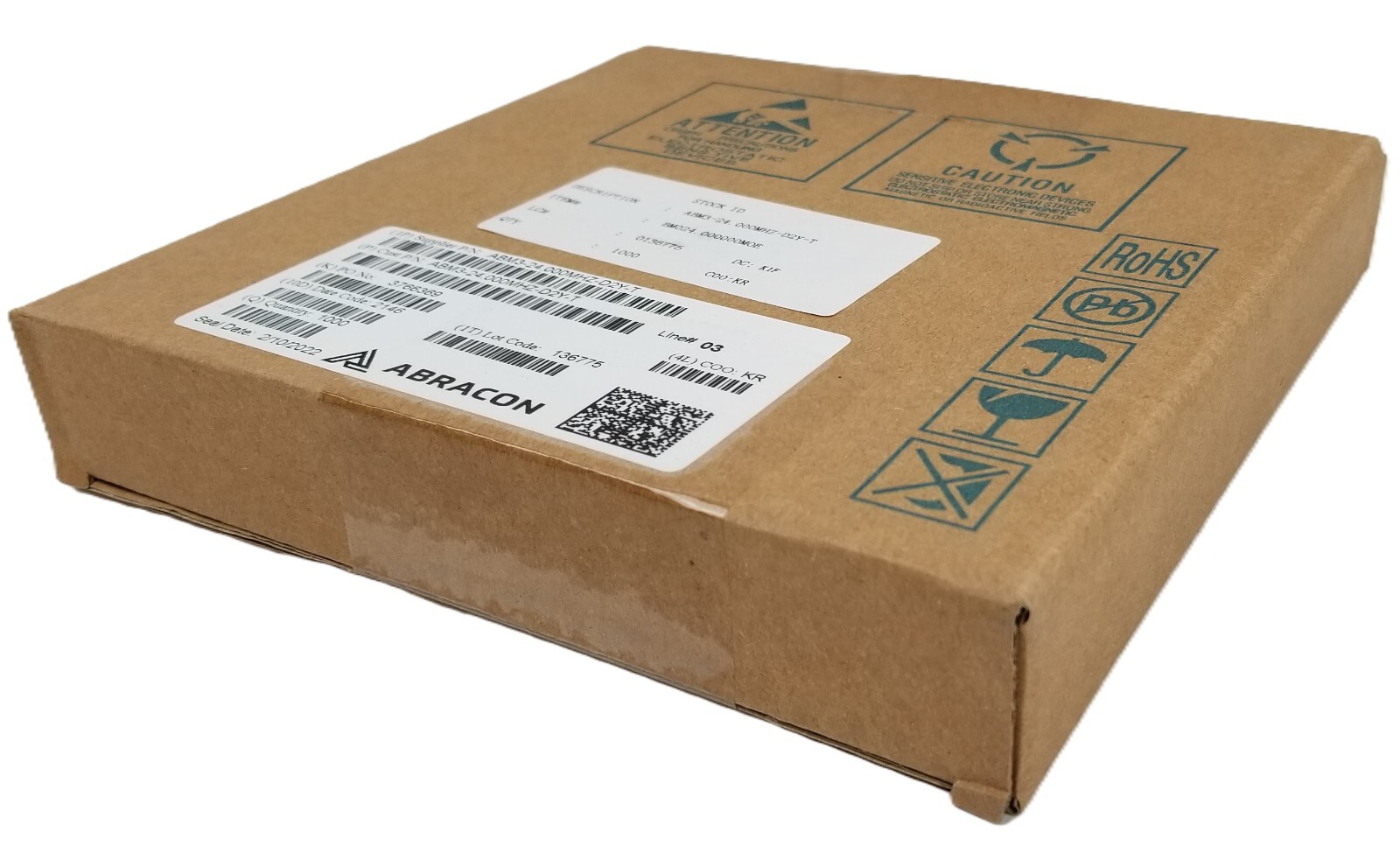 1000 ABM3-24.000MHZ-D2Y-T ABRACON Crystal 24.0Mhz 18pF 30ohm SMD SMT FREE SHIP!