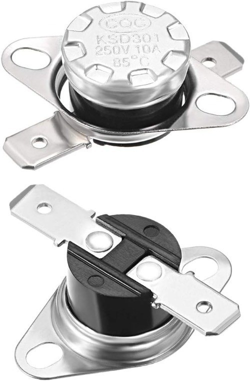 KSD301 Thermostat 85°C 185°F 10A Normally Open N.O Adjustable Snap