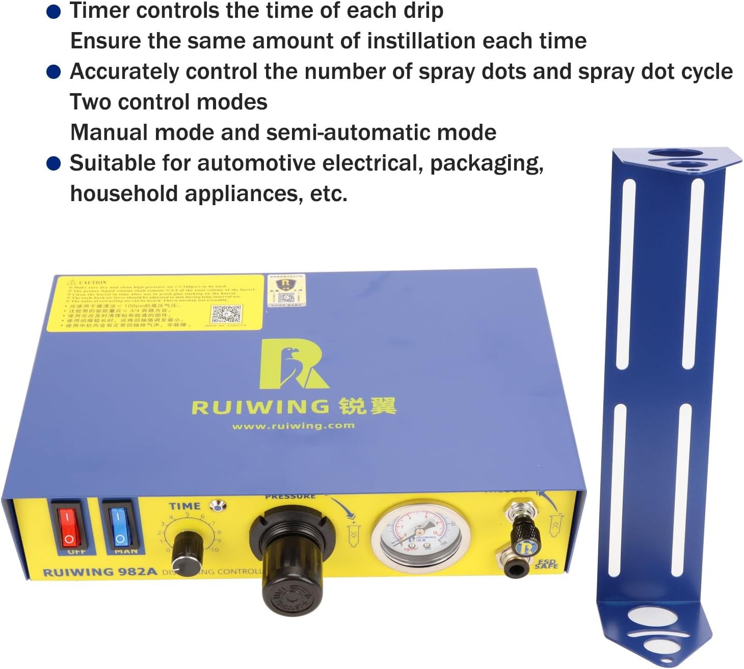 982A Auto Glue Dispenser AC 110V Automatic/Semi-Automatic Solder Paste Liquid