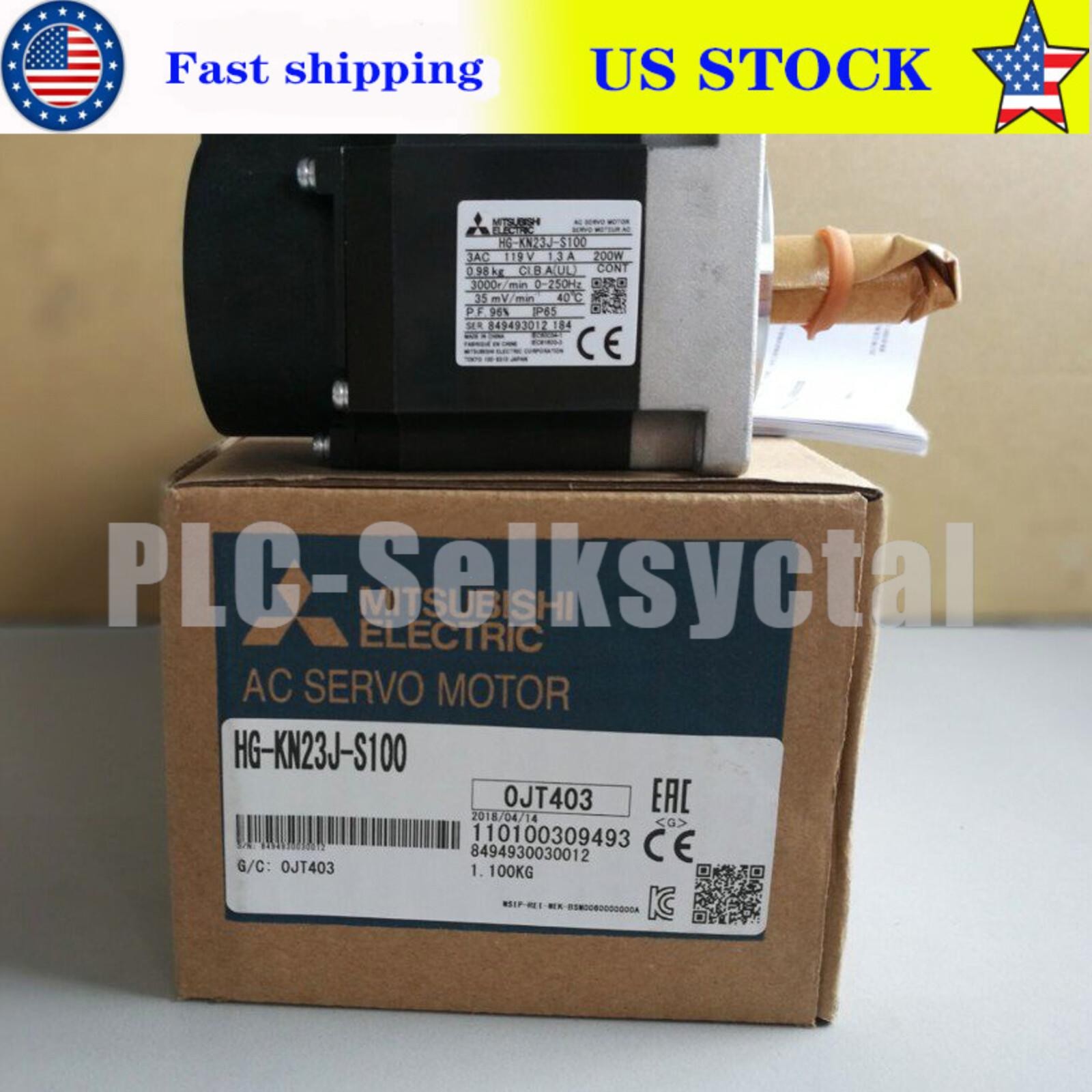 Mitsubishi HG-KN23J-S100 1PC New AC Servo Motor In Box US Free TAX