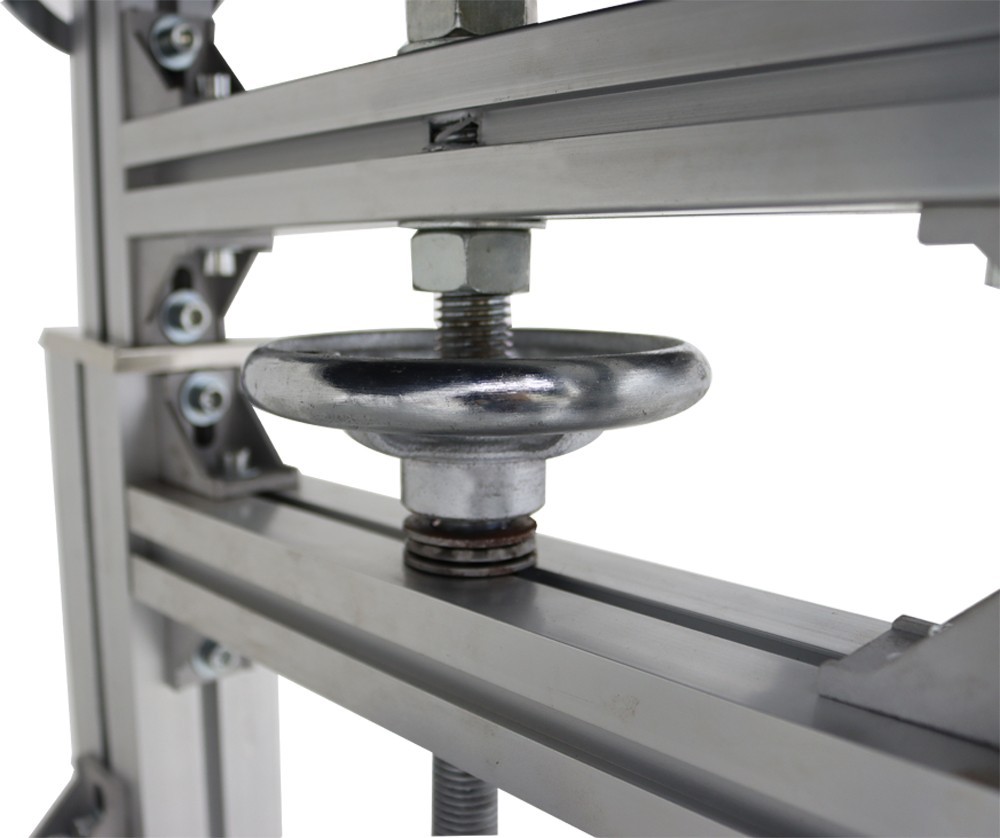 Length 59inch Width 11.8inch PVC Flat Belt Aluminum Frame Conveyor Machine 110V