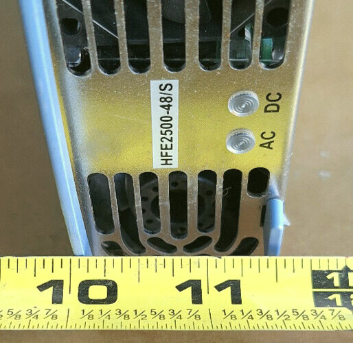 Power Supply, 120-240VAC to 48VDC or 12VDC OUT, TDK-Lambda HFE2500-48/S