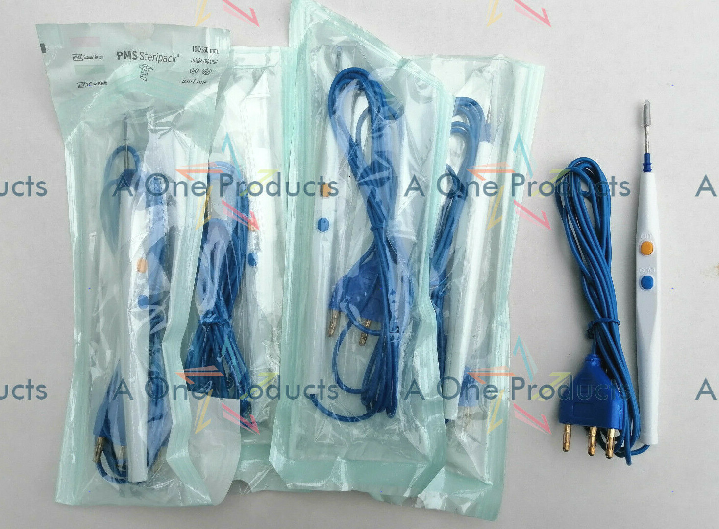 Single Use Esu Diathermy Cautery Pencil With Blade Electrosurgical 5 Pcs