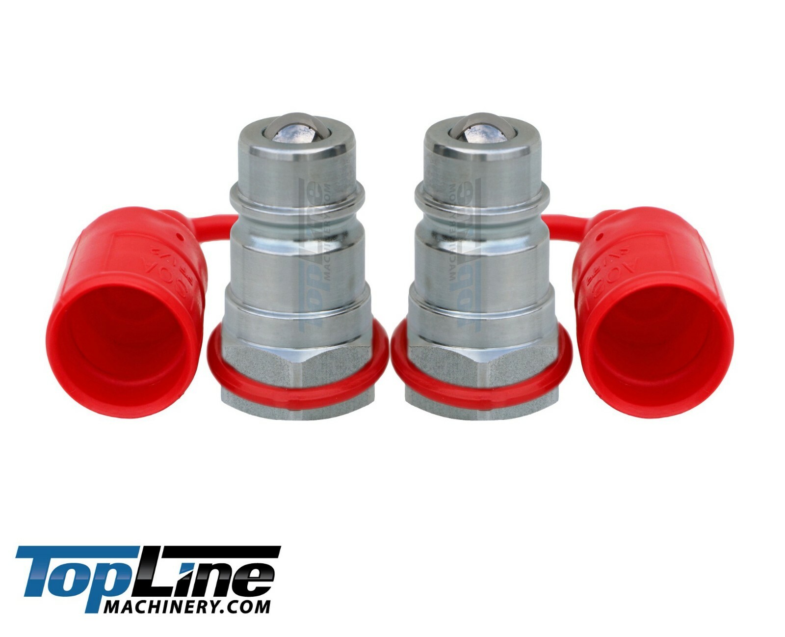 TL38-M 1/2″ NPT Thread Ag Quick Connect Coupler Ball Valve Tractor (pack of 2)