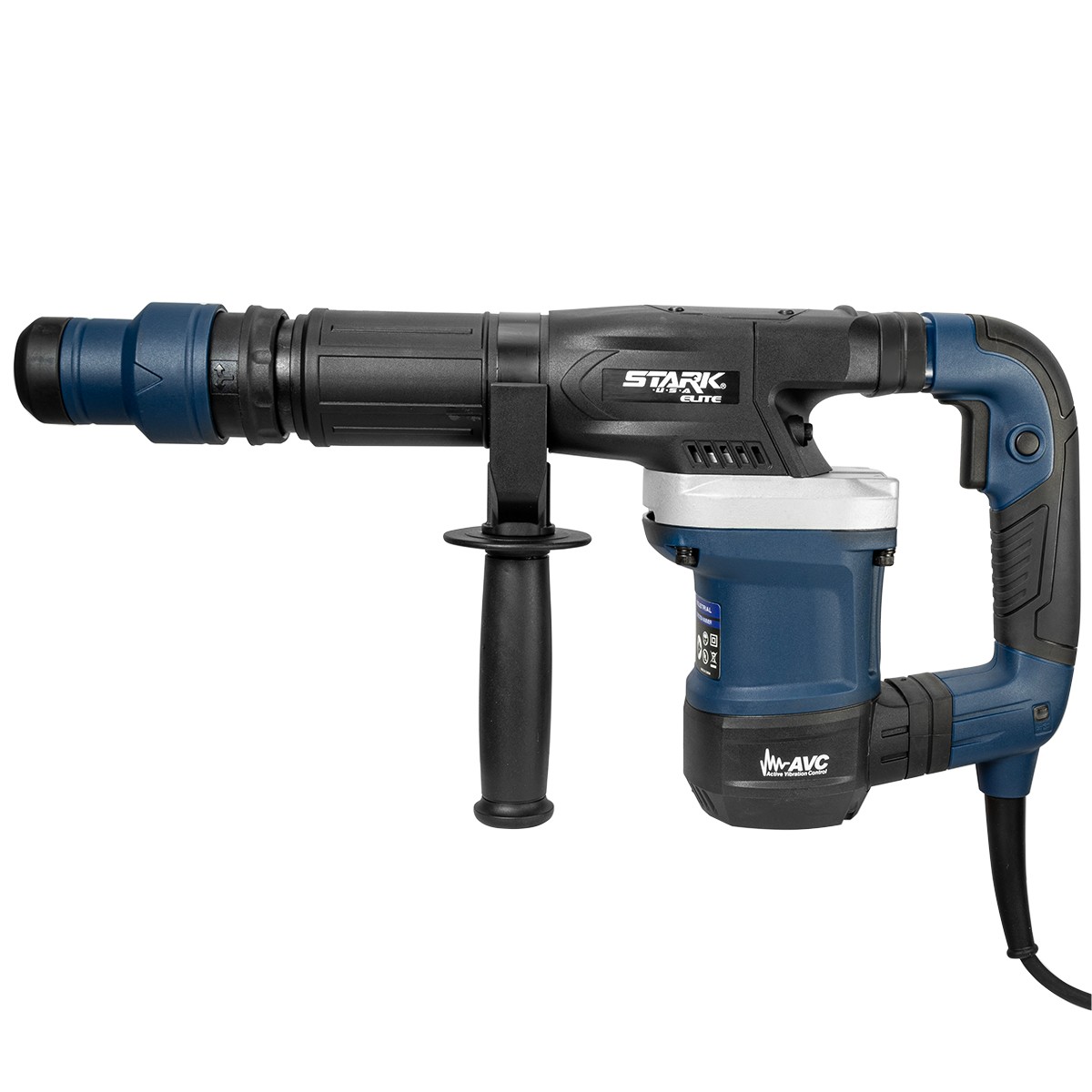 Stark USA 1200W Chipping Hammer SDS-Max Concrete Anti-Vibration Handle Chisel