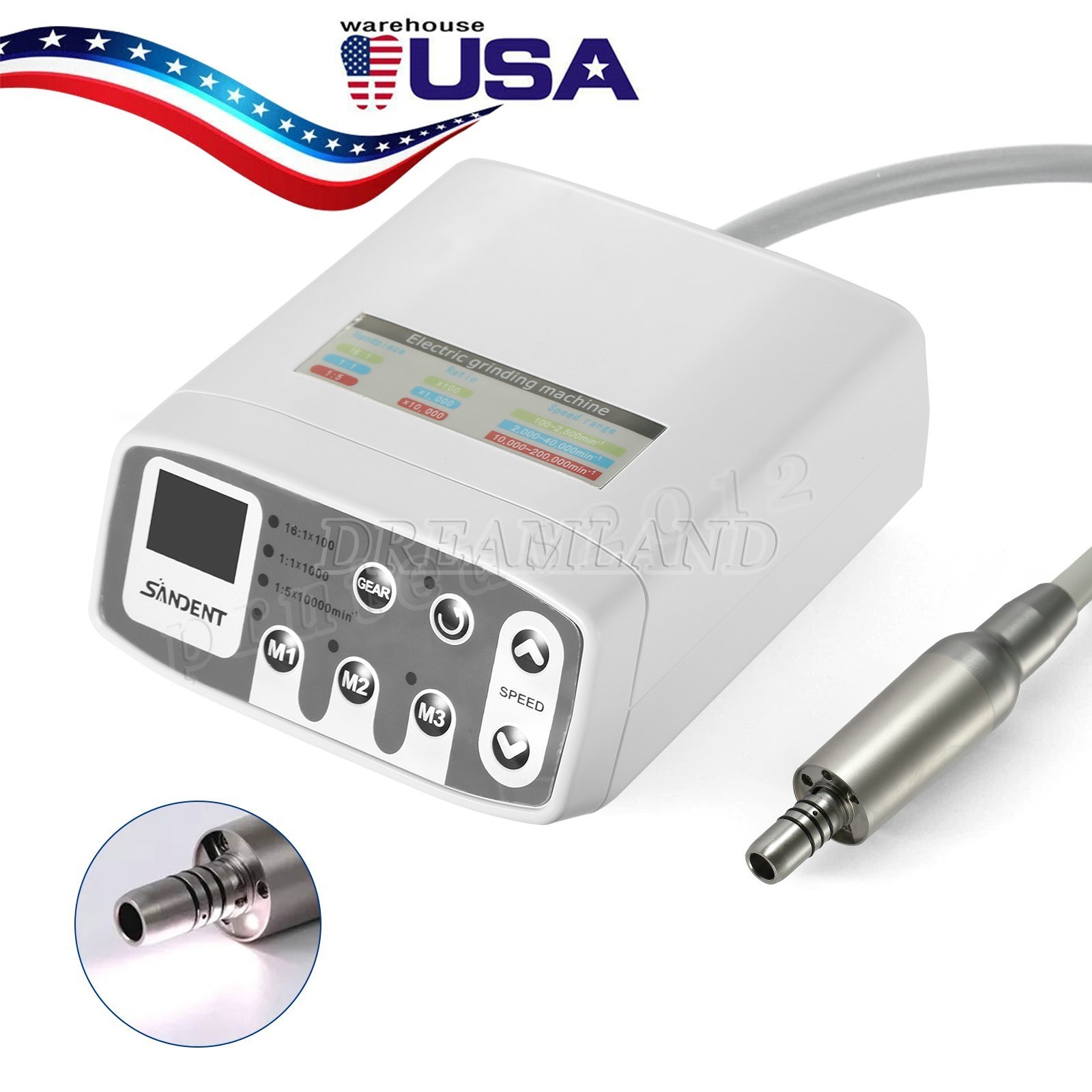 NSK Style Dental LED Brushless Electric Micro Motor /1:1/1:5 LED Handpiece DT