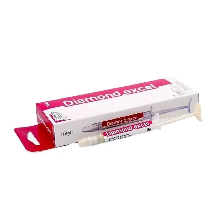 FGM Diamond Excel Diamond Based Dental Polishing Paste with Extra Fine Grit 4gm