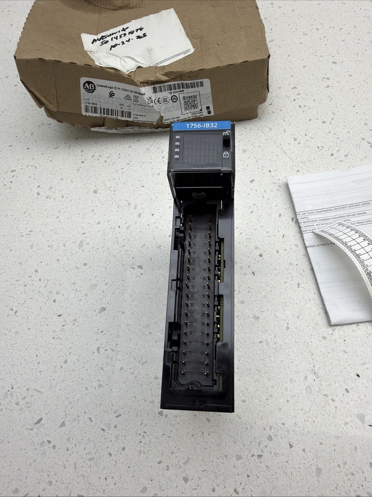 1756-IB32 Allen Bradley 32 Pt 24V Dc Module