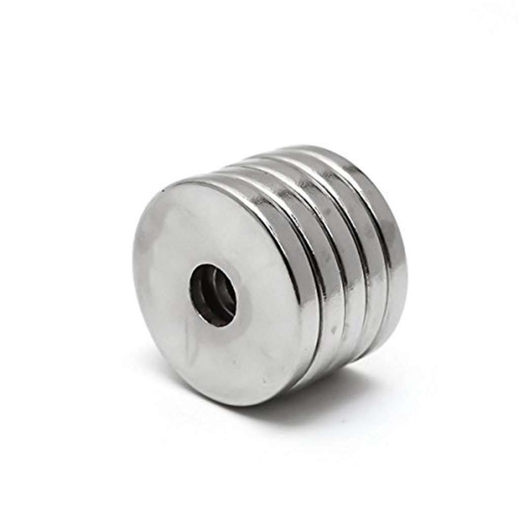 Countersunk Ring Round Disc Strong Magnets Rare Earth Neodymium Hole N35