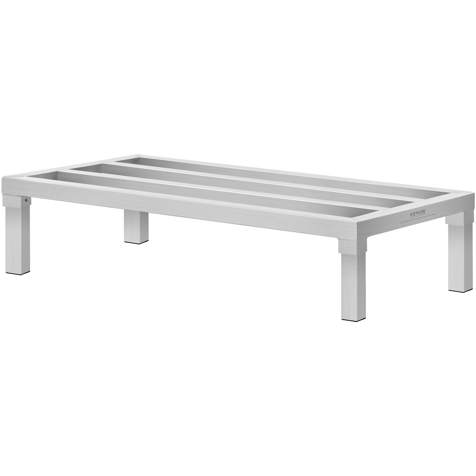 VEVOR Aluminum Dunnage Rack Stationary Dunnage Rack 36” x 20” x 8” Storage Rack