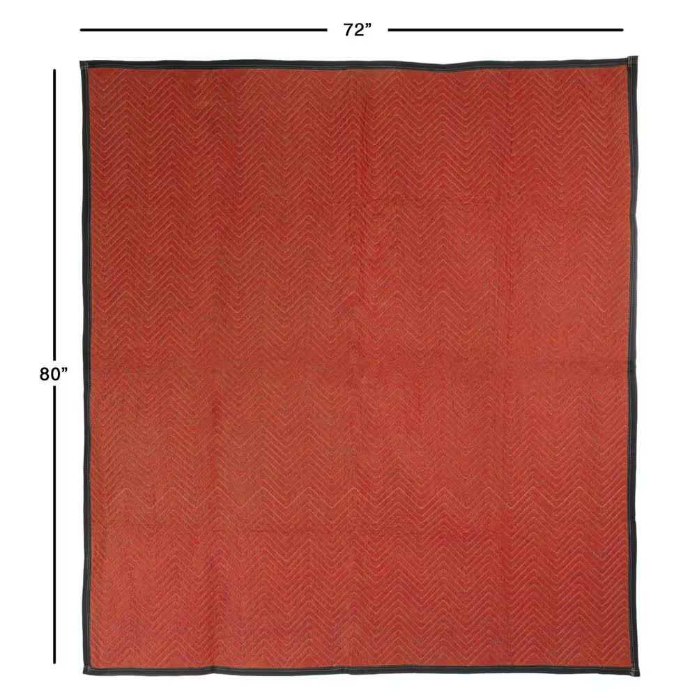 80 In. L X 72 In. W Heavy-Duty Padded Moving Blanket