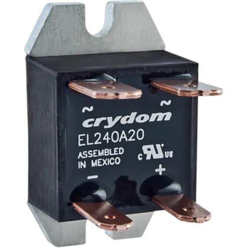 1PC Crydom Inc EL240A20-12 RELAY,PM IP00 SSR 280VAC/20A,10-14VDC,ZC, EL Ser