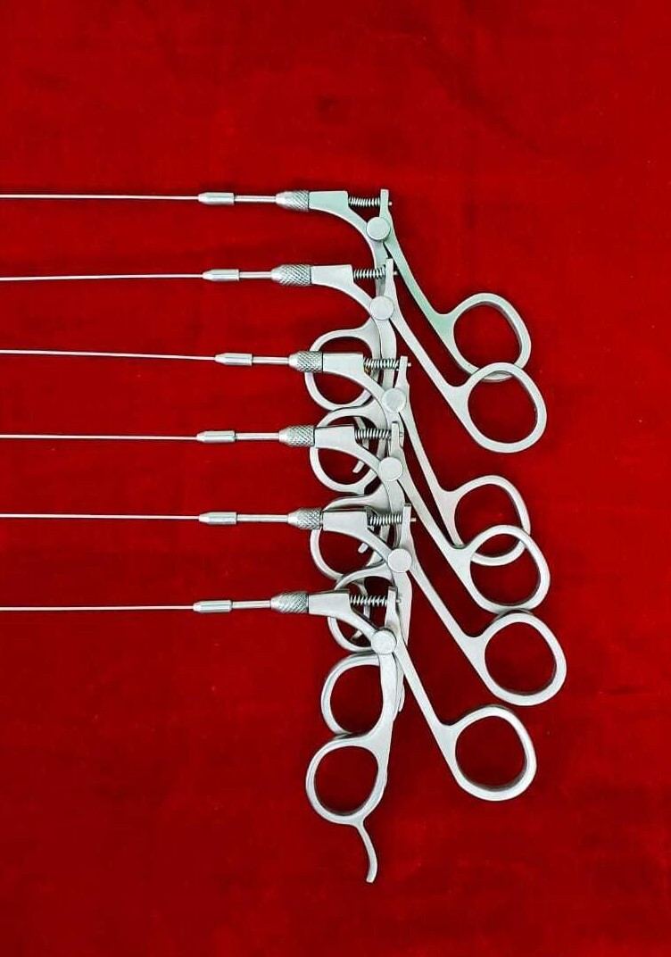 Hysteroscopy Semi Rigid Scissor 5fr 40cm Reusable High Quality Instruments-6pc