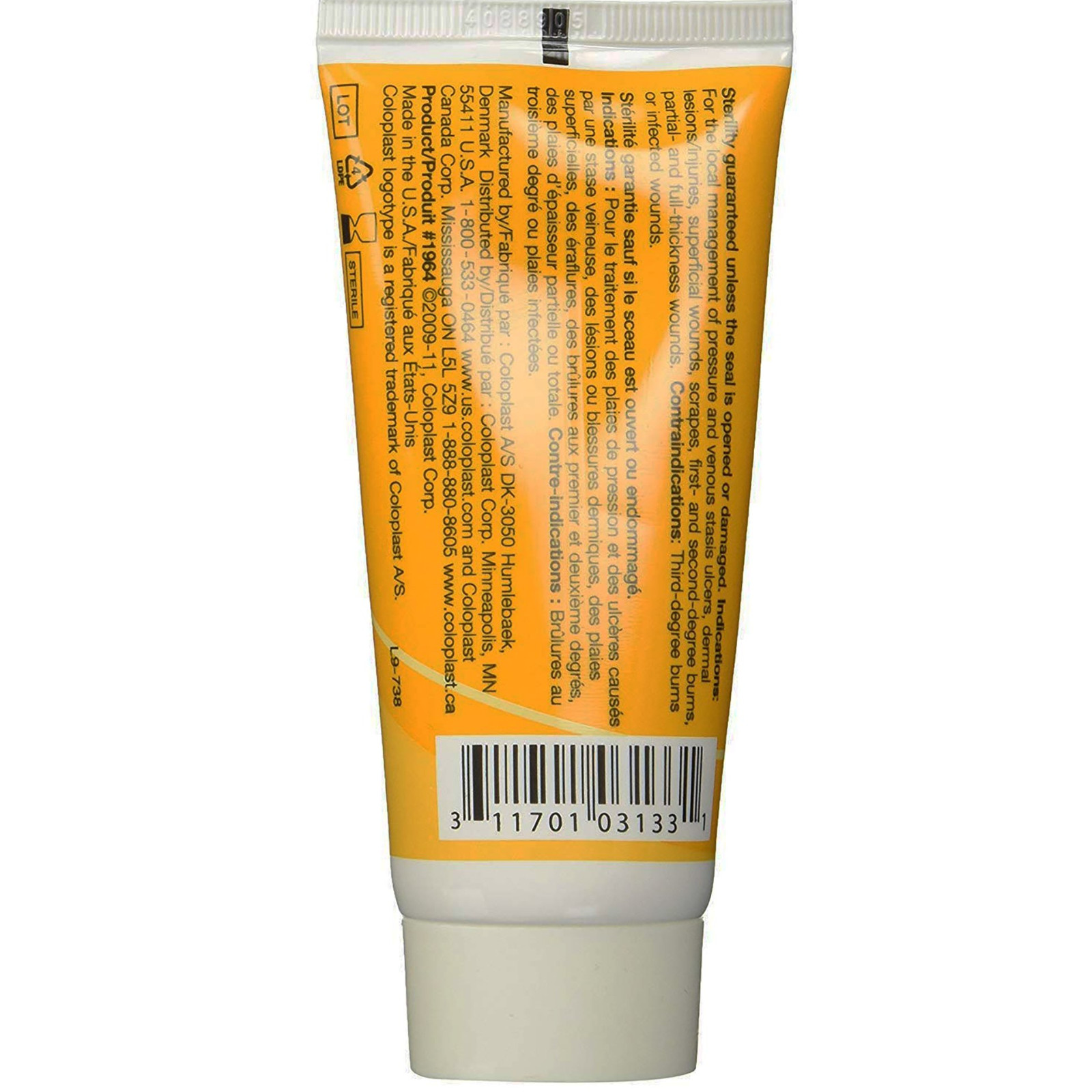 Coloplast Triad Hydrophilic Wound Dressing Paste 2.5oz 1964 6Ct Skin Protectant