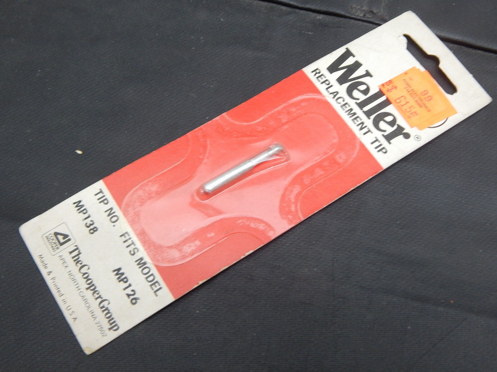 WELLER MP138 0.1″ x 2.77″ MP Series Chisel Tip for MP126 AND WM120 Irons