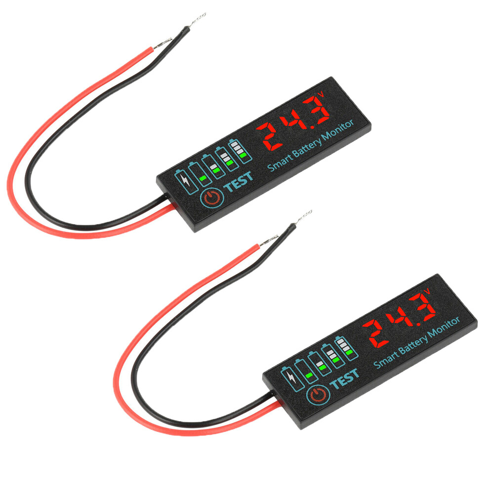 2X DC7-55V Li-ion Battery Level Indicator Tester LED Voltage Power Monitor new